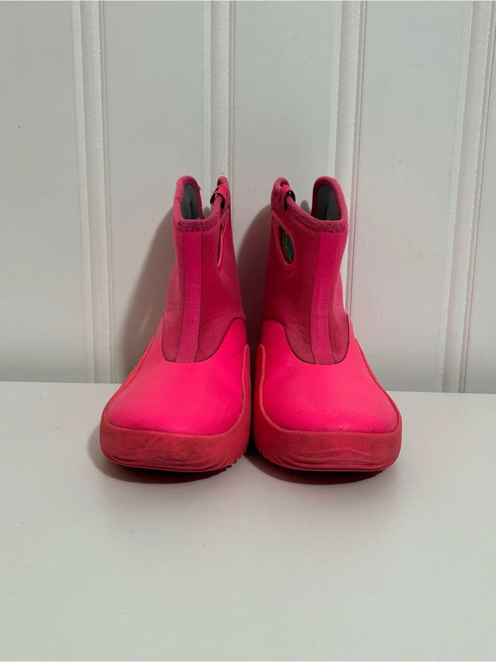 Jordan lil drip pink neoprene rubber boots